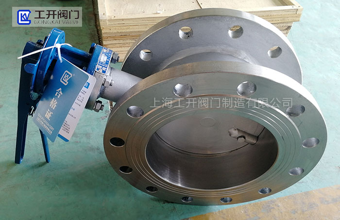 手動(dòng)蝶閥D41W-16P-DN200 L=160mm/不銹鋼手柄蝶閥上海工開閥門