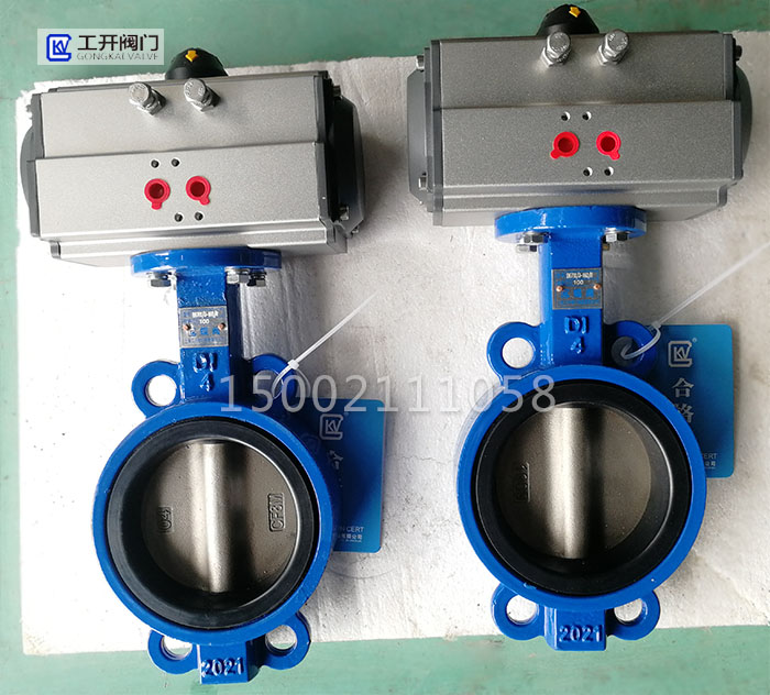 D671XDN100氣動蝶閥AT氣缸實(shí)物圖